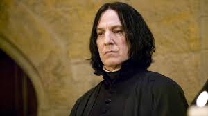 Alan Rickman in character as Severus Snape in the Harry Potter franchise. Rickman passed away in January 2016.