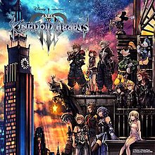 The cover photo for all of the cases to Kingdom Hearts III.