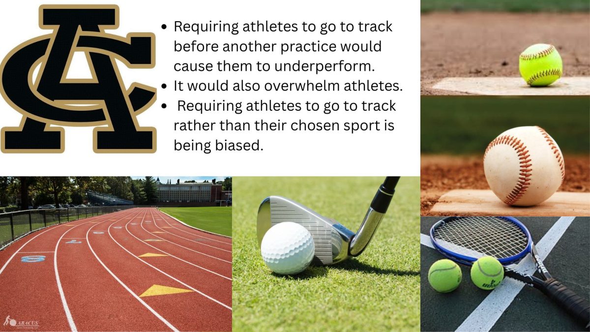 Highschool athletes are required to go to track rather than chosen sport