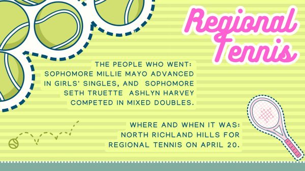 Sophomores advance to region tennis April 20